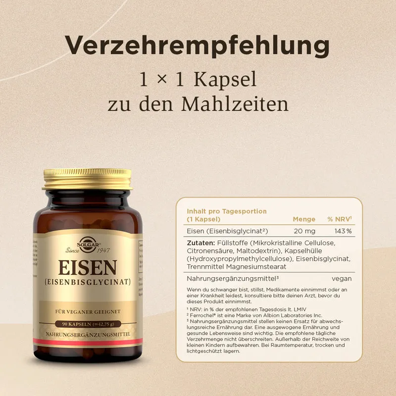 Eisen (Eisenbisglycinat)