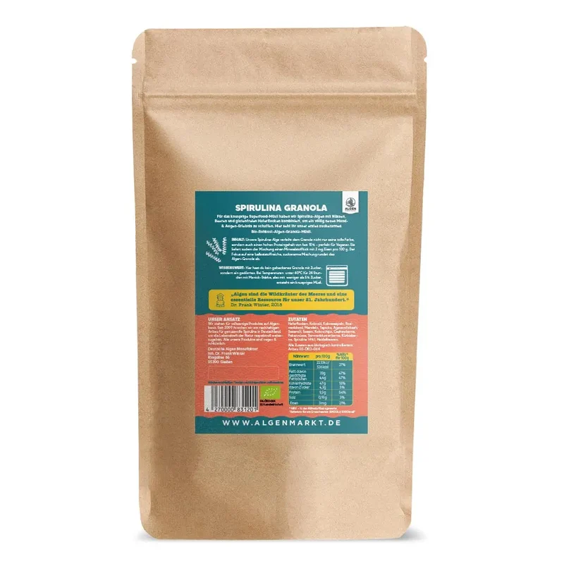 Spirulina Granola Müsli