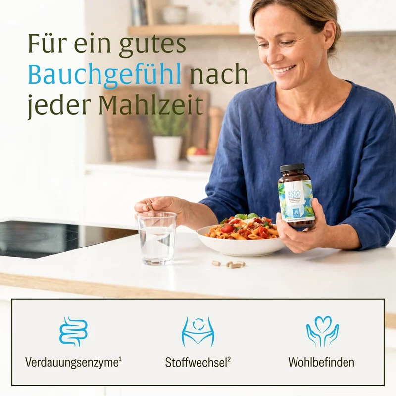 Enzymhelden: Enzym-Komplex mit Protease, Amylase, Lipase & Phytase