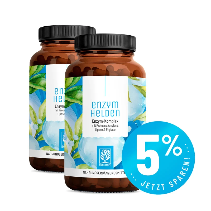 Enzymhelden: Enzym-Komplex mit Protease, Amylase, Lipase & Phytase