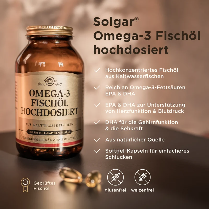 Omega-3 Fischöl - hochdosiert