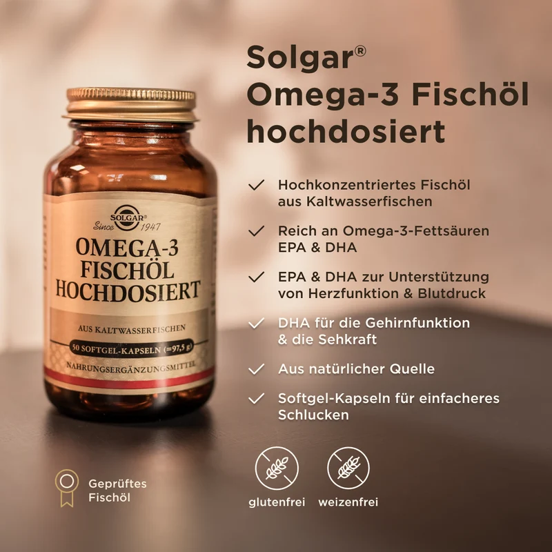 Omega-3 Fischöl - hochdosiert