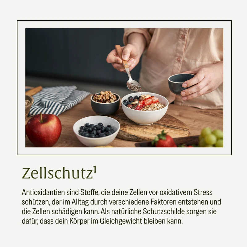 Schutzwunder: Antioxidantien-Komplex