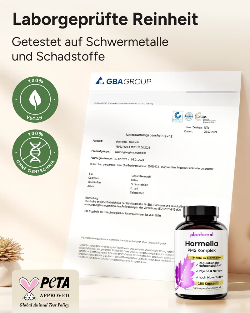 Hormella PMS Komplex - Myo-Inositol, Mönchspfeffer und OPC