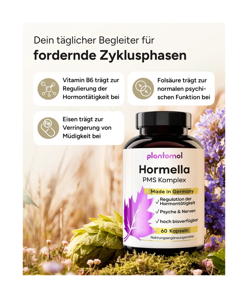 Hormella PMS Komplex - Myo-Inositol, Mönchspfeffer und OPC