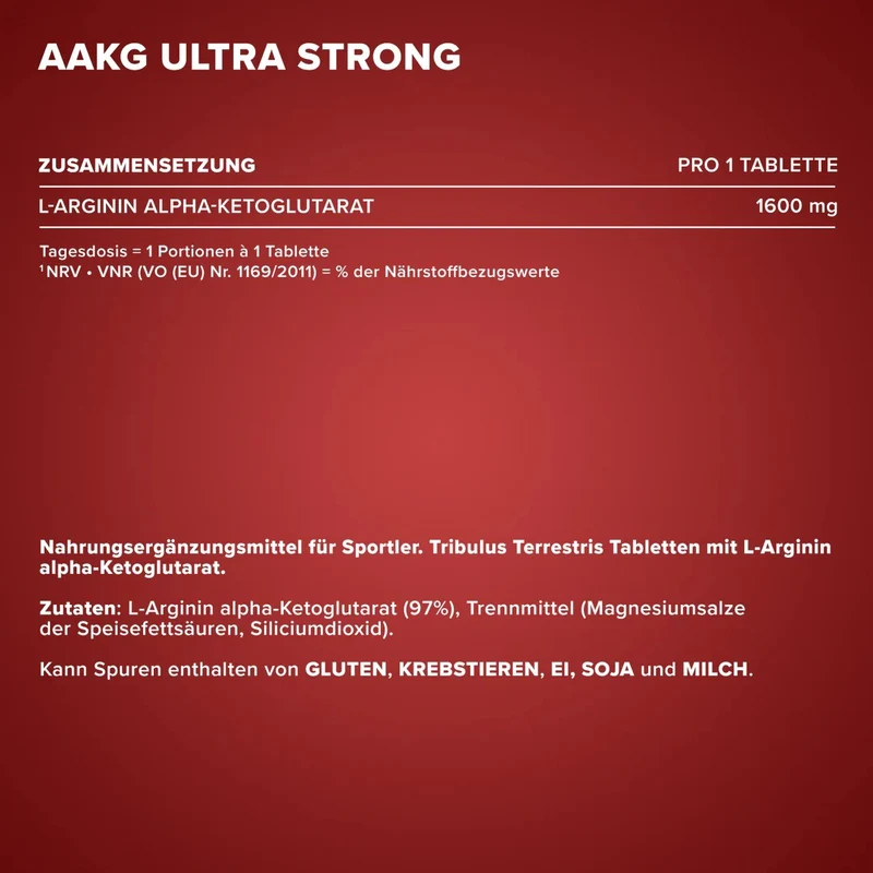 IronMaxx AAKG Ultra Strong, 180 Tabletten