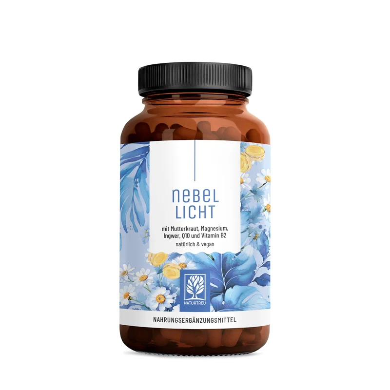 Nebellicht: Mutterkraut Kapseln mit Magnesium, Ingwer & Q10