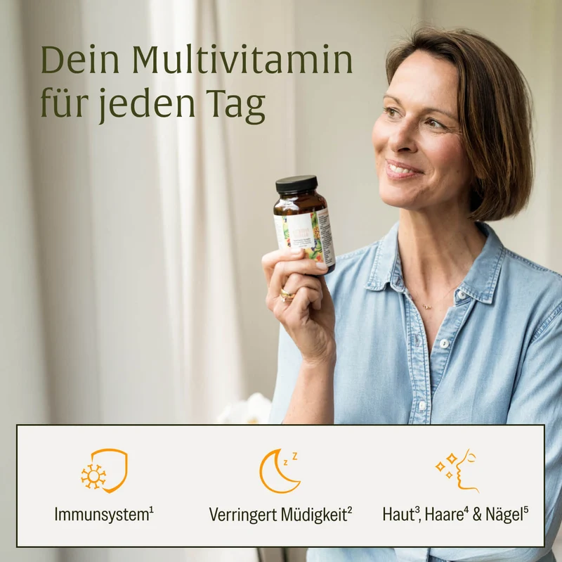Vitaminquelle: All in One Multivitamin mit 35 Vitaminen, Pflanzen- & Mineralstoffen