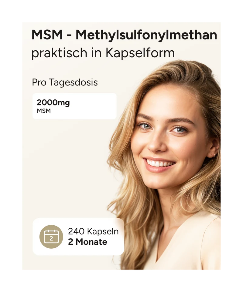 MSM - 500mg pro Kapsel