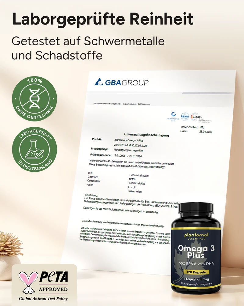 Omega 3 - 500mg EPA & 250mg DHA pro Tag