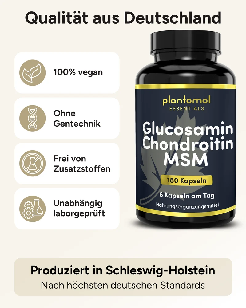 Glucosamin,Chondroitin & MSM - 1500mg, 1200mg & 1800mg pro Tag