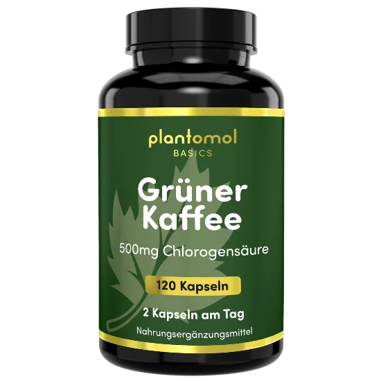 Grüner Kaffee - 500mg Chlorogensäure pro Tag