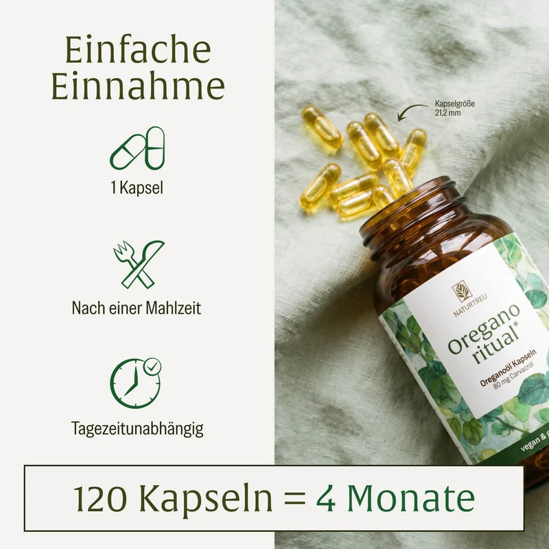 Oreganoritual: Oregano Öl Kapseln