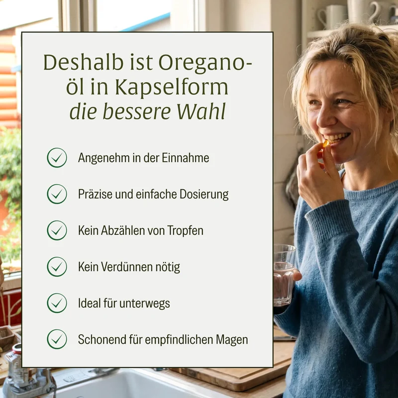 Oreganoritual: Oregano Öl Kapseln
