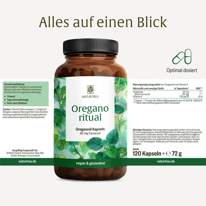 Oreganoritual: Oregano Öl Kapseln