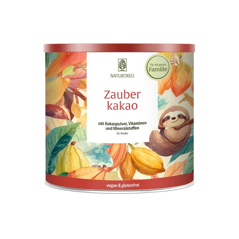 Zauberkakao: Kakaopulver für Kinder mit 20 Vitaminen & Mineralstoffen