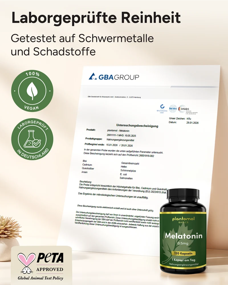 Melatonin - 0,5mg pro Kapsel