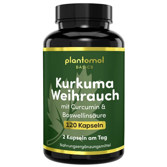 Kurkuma Weihrauch - 330mg Boswellinsäure & 30mg Curcumin pro Tag