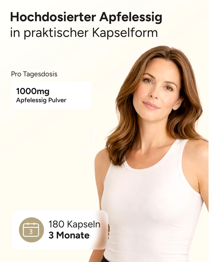 Apfelessig - 1000mg pro Tag