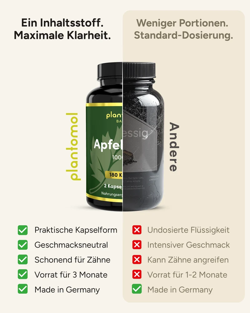 Apfelessig - 1000mg pro Tag