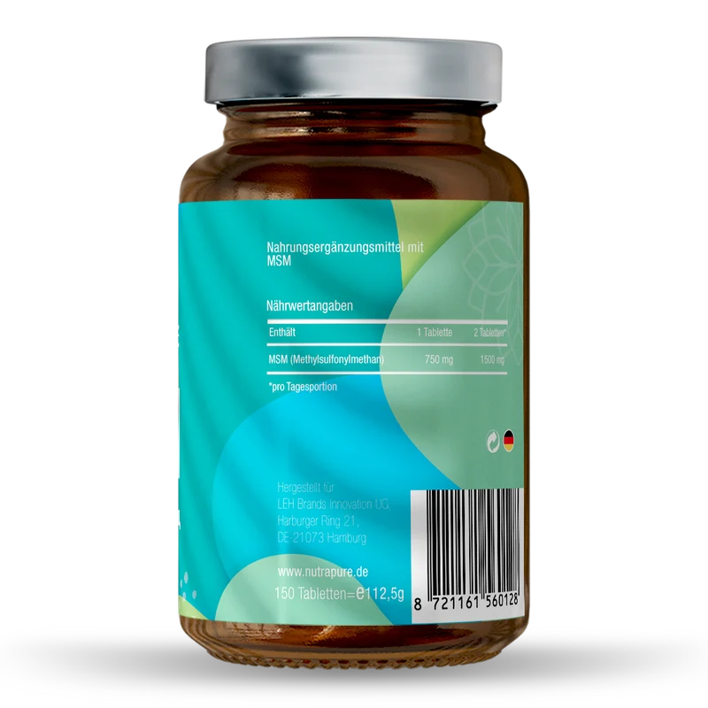 Nutrapure MSM, 150 Tabletten