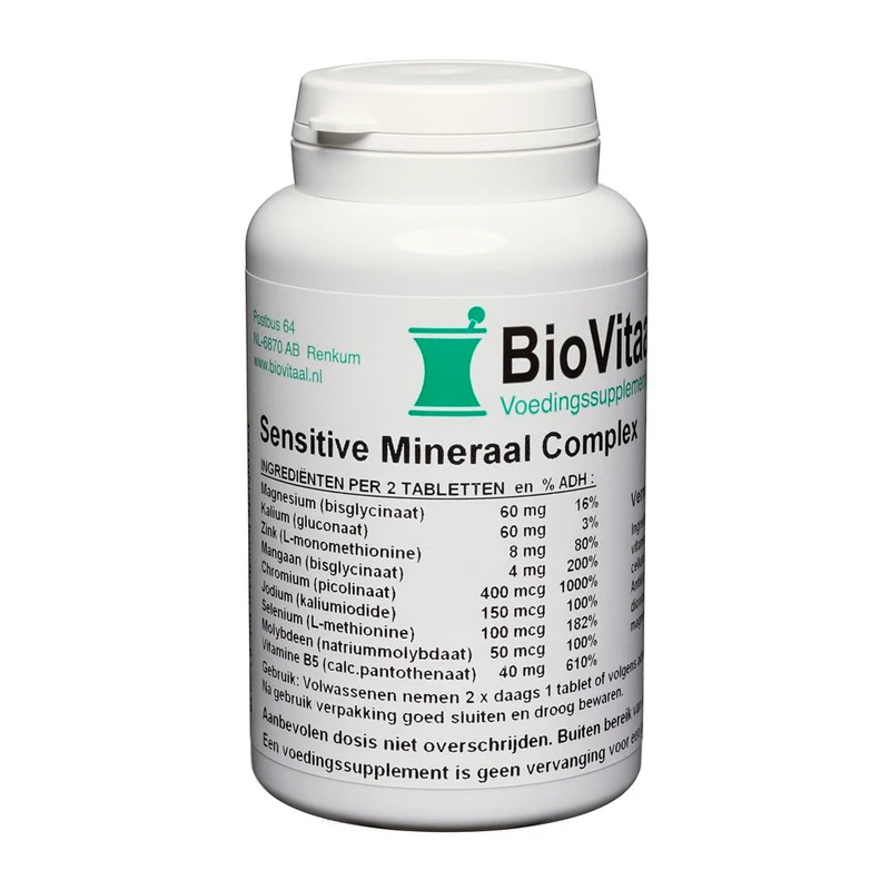 VeraSupplements Sensitive Mineraal Complex Tabletten 100 tabletten