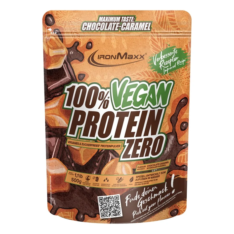 IronMaxx 100% Vegan Protein Zero 500g