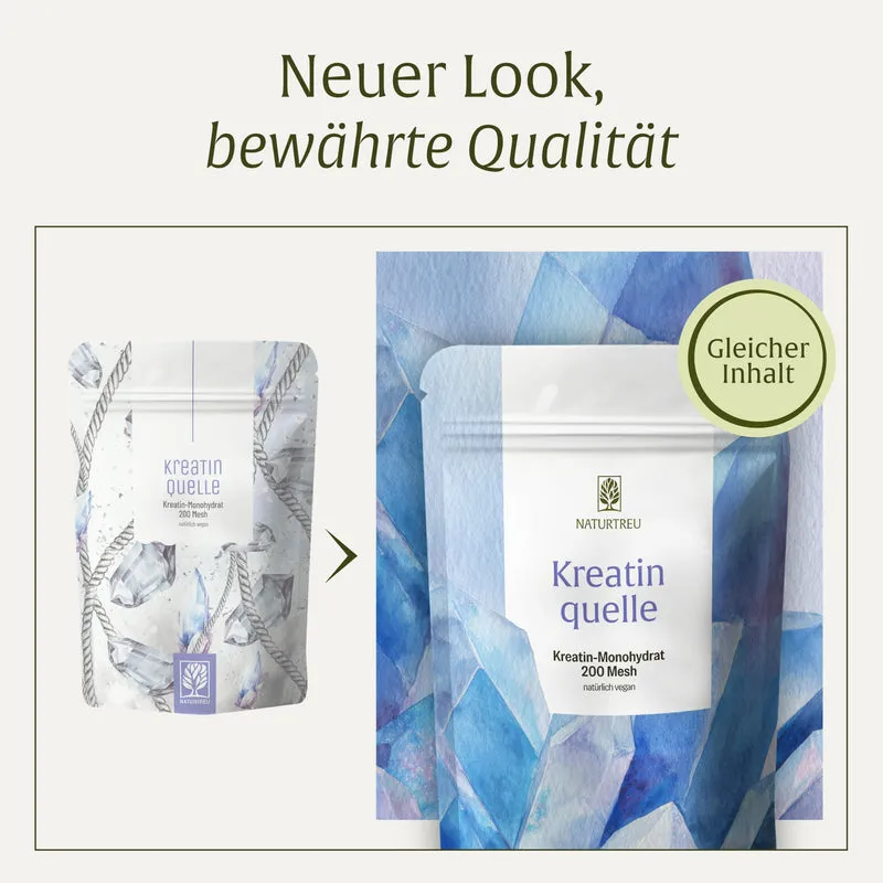 Kreatinquelle: Kreatin Monohydrat mit 200 Mesh
