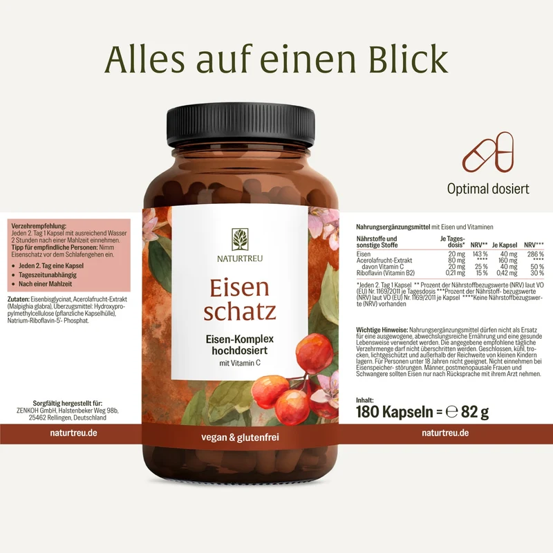 Eisenschatz: Eisen-Komplex hochdosiert