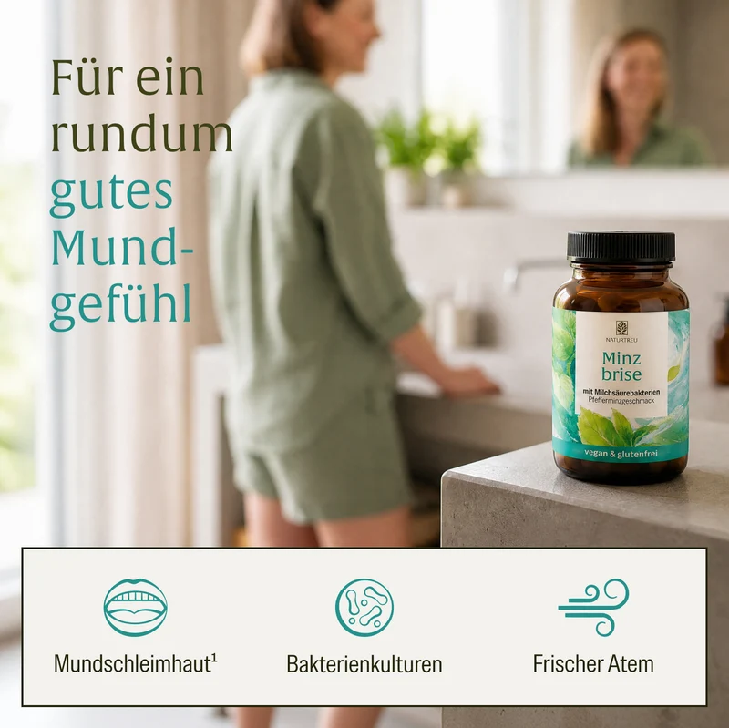 Minzbrise mit Milchsäurebakterien