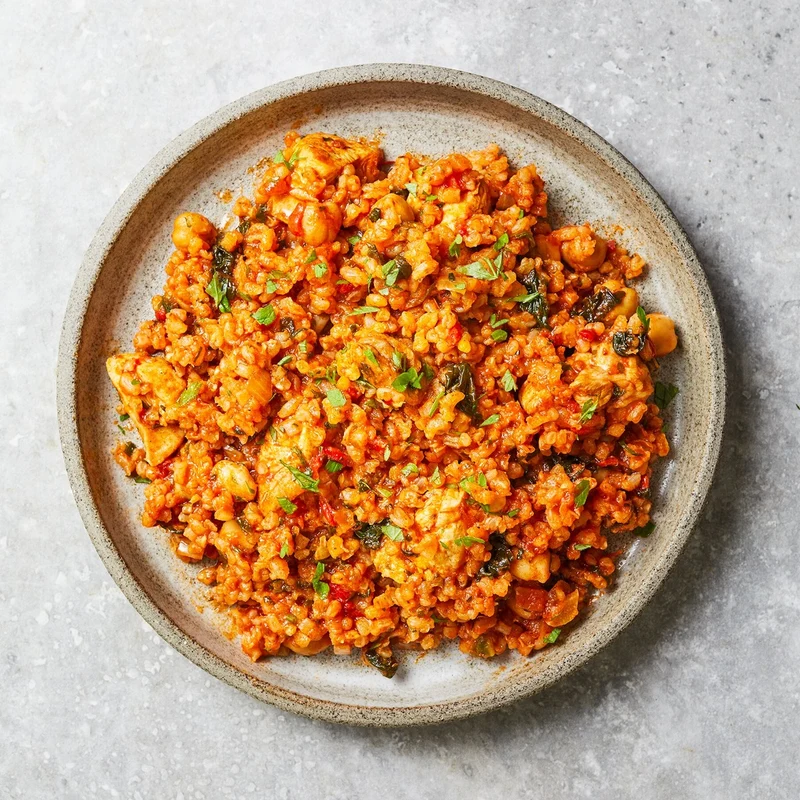 Chicken Paella (Mediterranean)