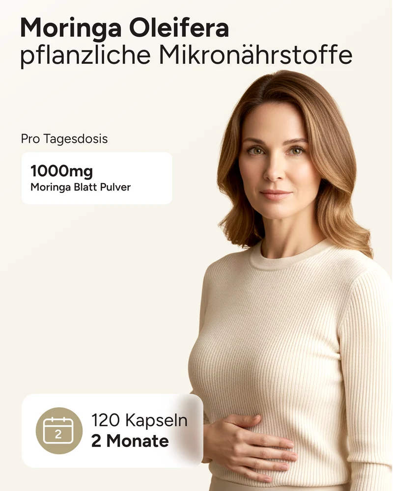 Moringa Oleifera - 1000mg pro Tag