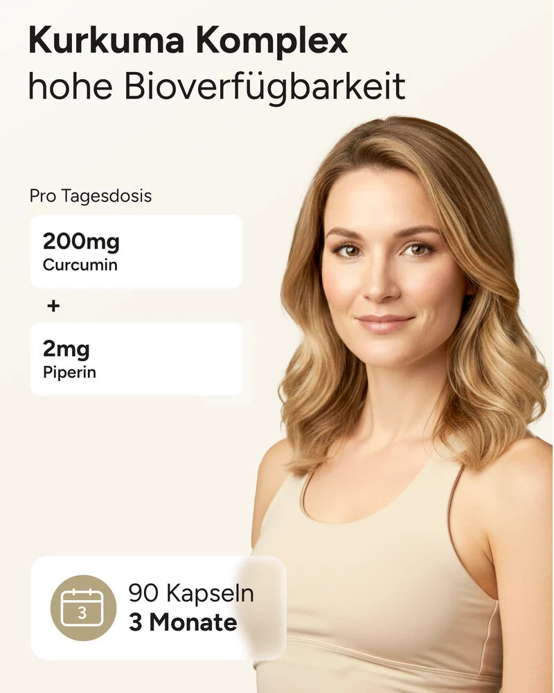 Kurkuma - 200mg Curcumin pro Kapsel