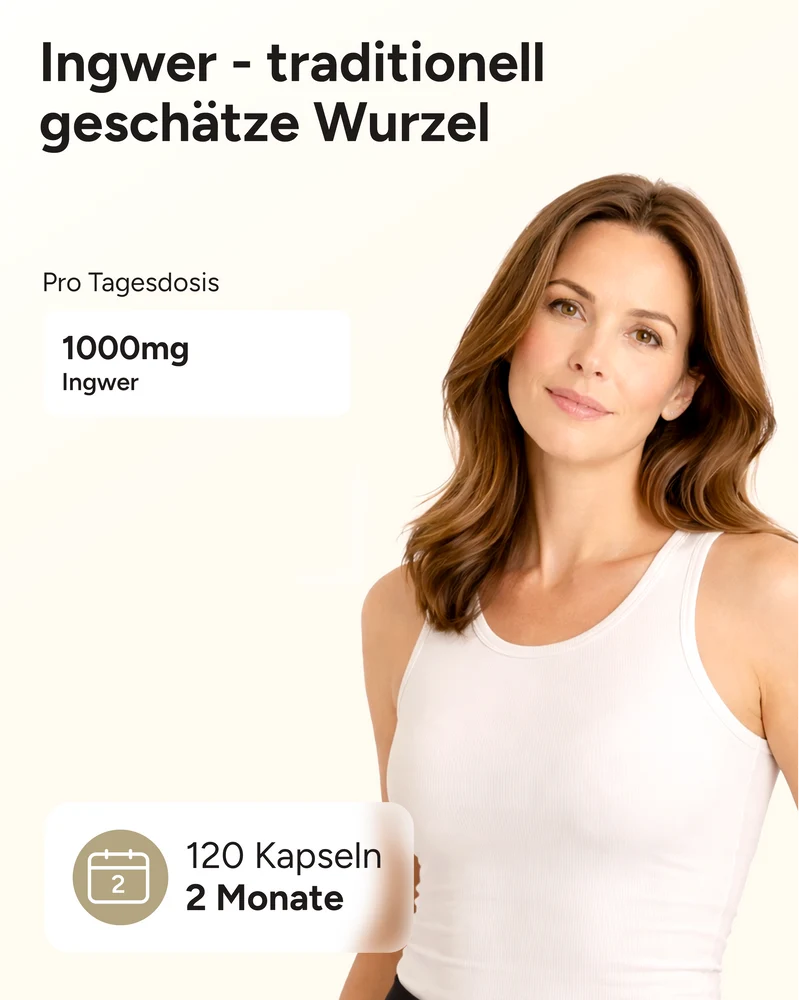 Ingwer - 1000mg pro Tag