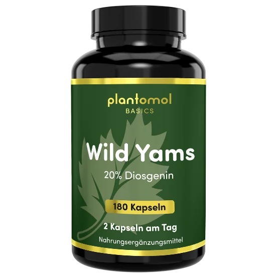 Wild Yams - 176mg Diosgenin pro Tag