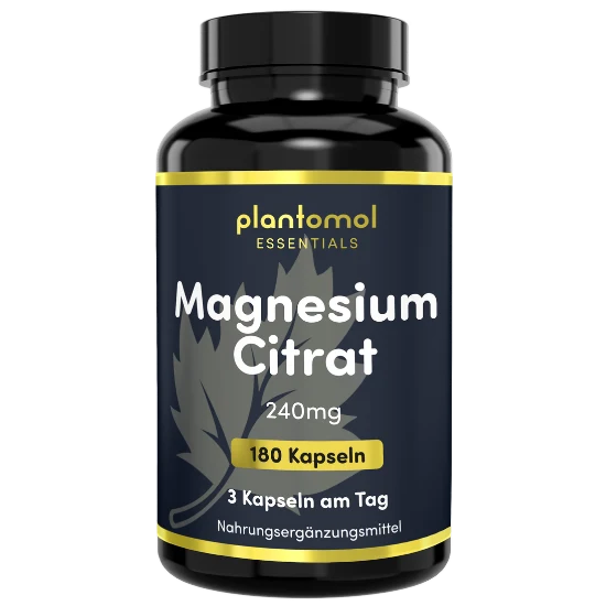 Magnesium Citrat - 500mg als Tri-Magnesium-Dicitrat pro Kapsel