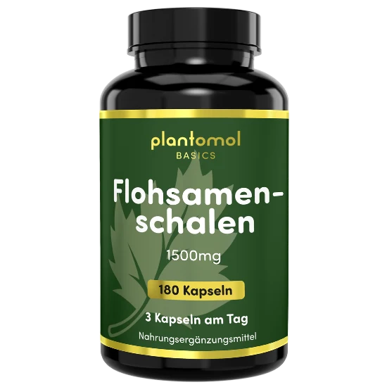 Flohsamenschalen - 1500mg pro Tag