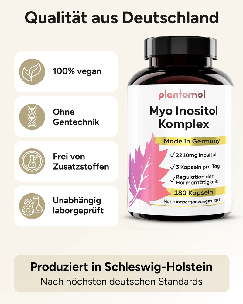 Myo-Inositol Komplex - mit D-Chiro-Inositol, Vitaminen und Chrom