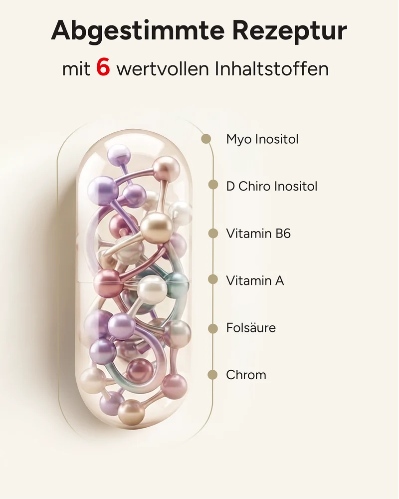 Myo-Inositol Komplex - mit D-Chiro-Inositol, Vitaminen und Chrom