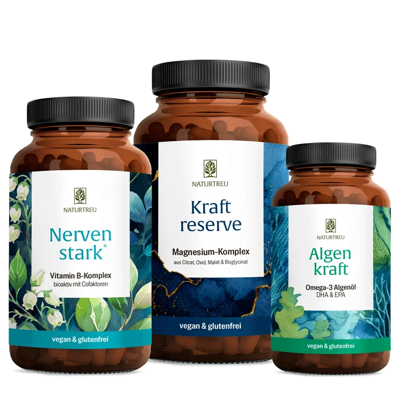 Durchstarter Sparpaket: Nervenstark, Kraftreserve & Algenkraft
