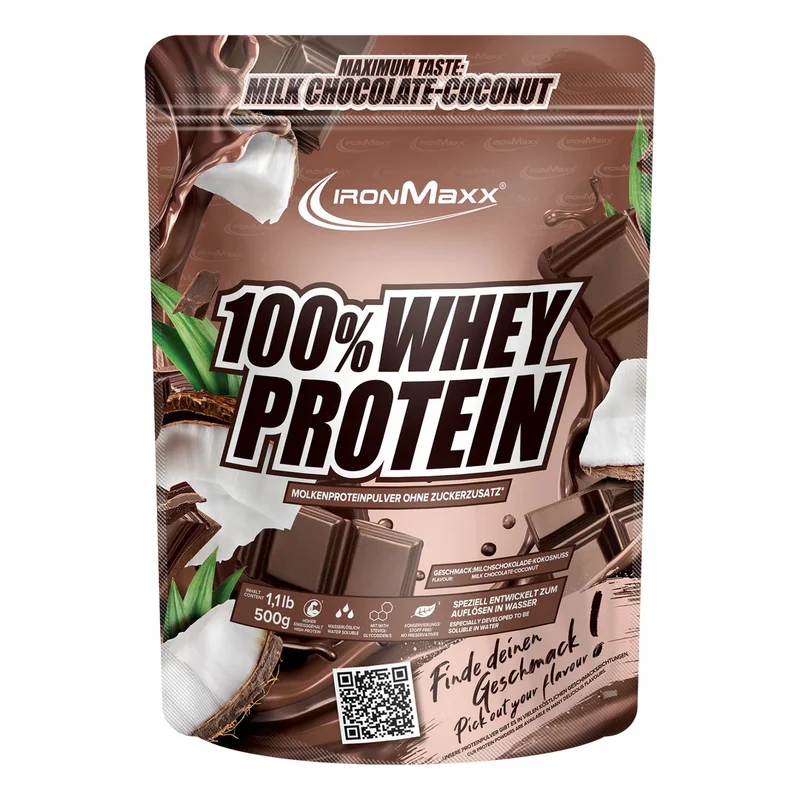 IronMaxx 100% Whey Protein 500g Beutel