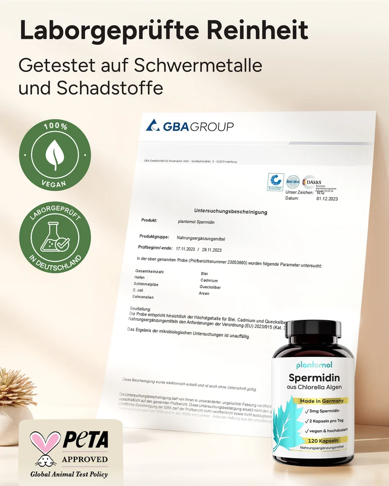 Spermidin - 3mg Spermidin pro Tag
