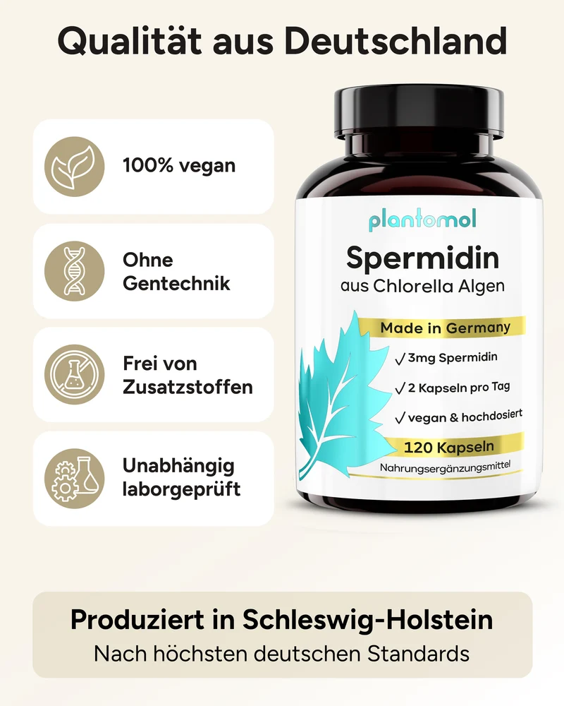 Spermidin - 3mg Spermidin pro Tag