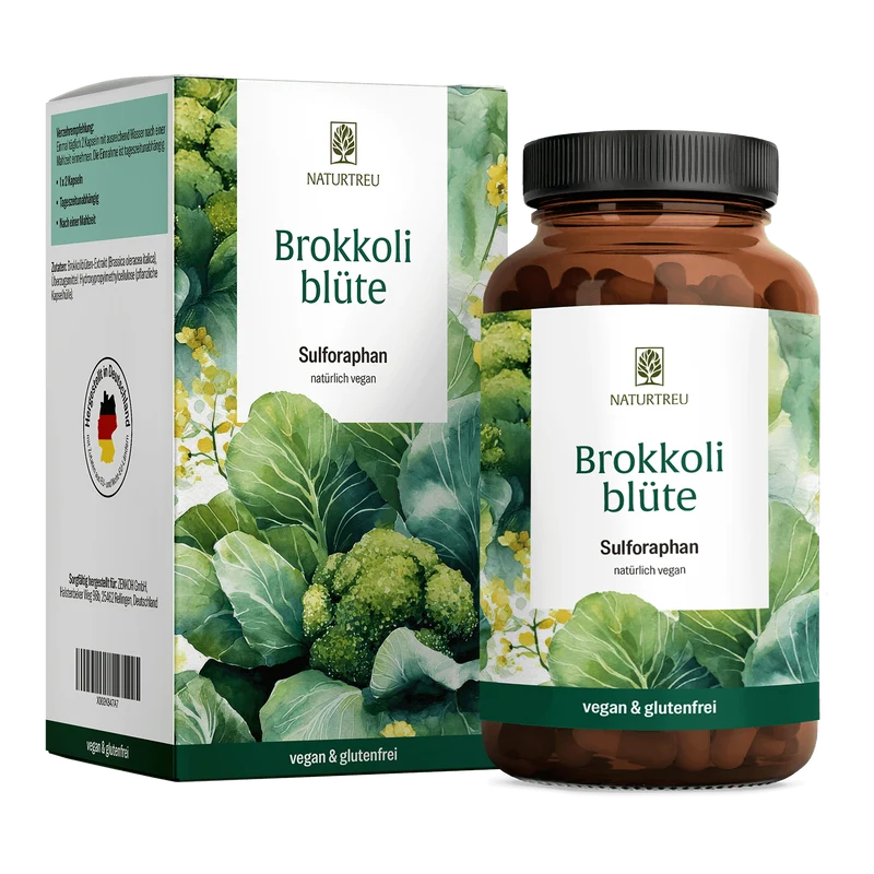 Brokkoliblüte: Hochdosiertes Sulforaphan aus Brokkoli-Extrakt