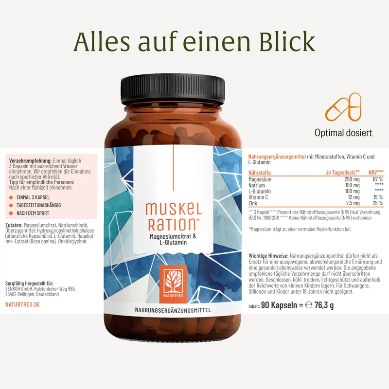 Rundum Fit Sparpaket: Kreatinquelle, Muskelration & Aminokraft