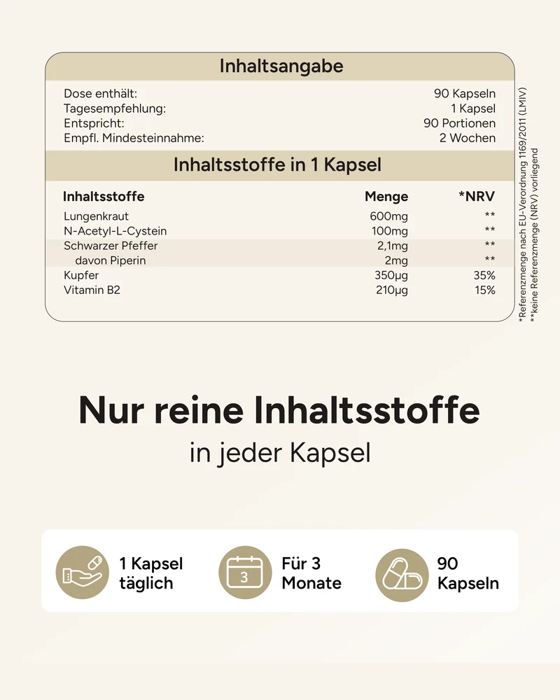Lungenkraut Komplex - optimiert mit NAC