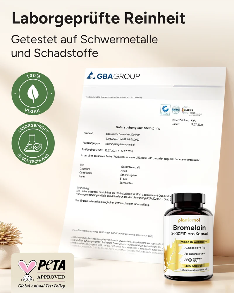 Bromelain - 2000FIP pro Kapsel