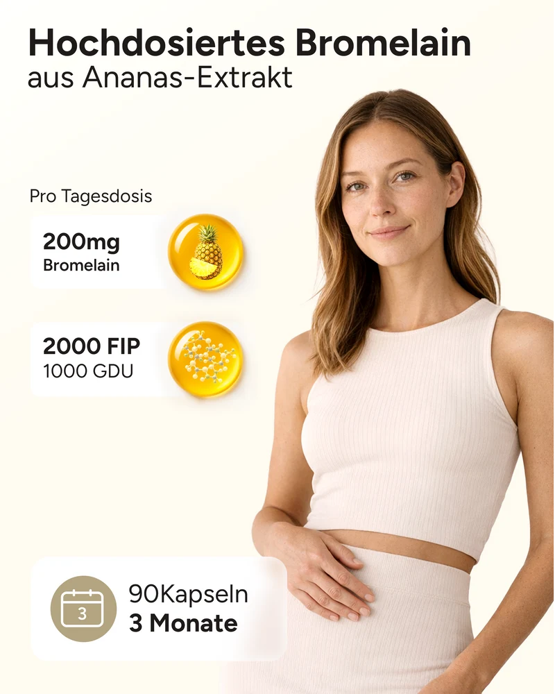 Bromelain - 2000FIP pro Kapsel