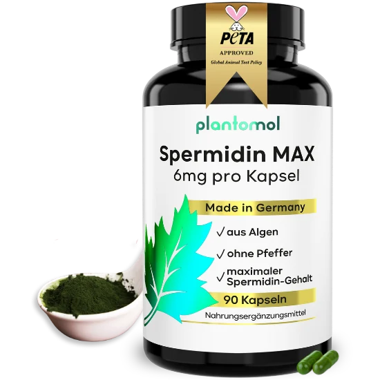Spermidin MAX - 6mg pro Kapsel, ohne Pfeffer