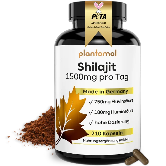 Shilajit Komplex - 1500mg Mumijo Shilajit-Extrakt pro Tag